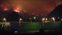 Se incendia el monte Gurugú (Marruecos), fronterizo con Melilla