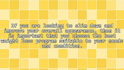 Best Weight Loss Program - What Are Your Options?