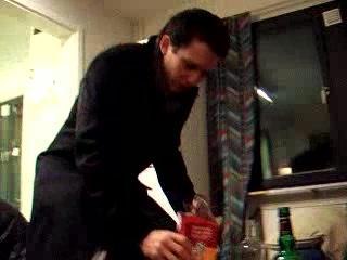 Préparation d'une bonne vodka orange