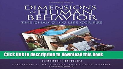 Read Dimensions of Human Behavior: The Changing Life Course PDF Free