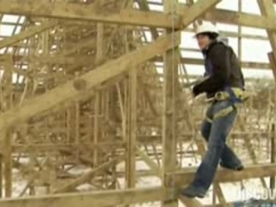 Riding On The Tallest Wooden and Metal Rollercoaster