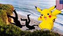 Deux hommes tombent d'une falaise en jouant à Pokemon Go