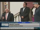 Estas fueron las palabras de Ernesto Samper luego de reunirse con Maduro