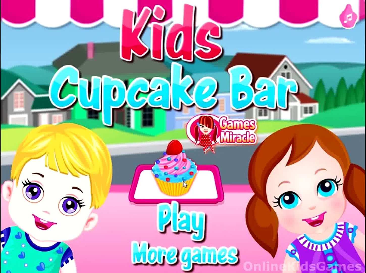 Kids Cupcake Bar Game Movie HD