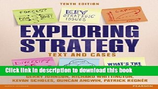 Read Books Exploring Strategy: Text   Cases PDF Free