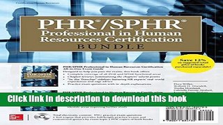 Read Books PHR/SPHR Professional in Human Resources Certification Bundle (All-in-One) E-Book