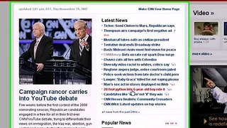 Ron Paul wins CNN Poll - Republican Debate November 28, 2007