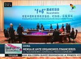 Primer ministro chino se reúne con líderes de organismos financieros