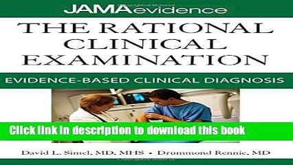 Télécharger la video: [PDF]  The Rational Clinical Examination: Evidence-Based Clinical Diagnosis  [Download] Full Ebook