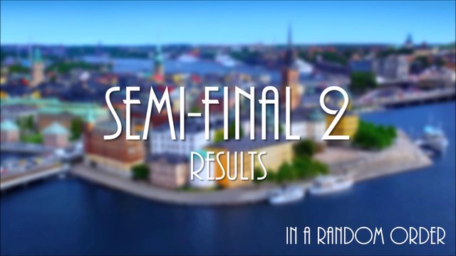 WAO Song Contest / 16th edition / Stockholm, Sweden / Second semi-final results