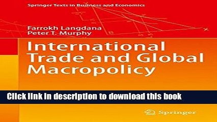 Read Books International Trade and Global Macropolicy (Springer Texts in Business and Economics)