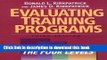 Download Books Evaluating Training Programs: The Four Levels (3rd Edition) E-Book Free