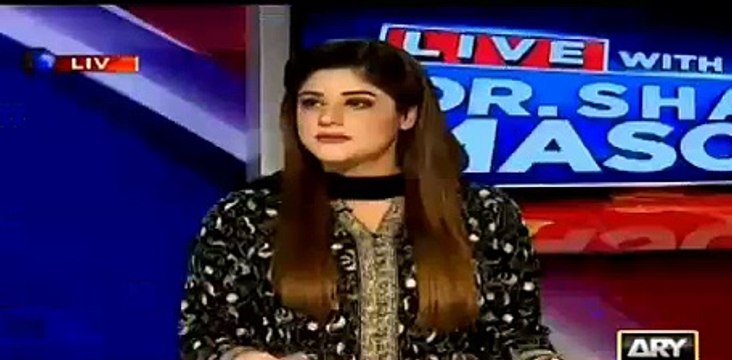 Watch How Dr Amir Liaqat is insulting Governor Sindh Ishrat ul ibad on his face - Dr Shahid Masood plays clip SHOW MORE