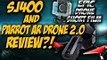 SJCAM SJ4000 AND PARROT AR DRONE 2.0 REVIEW?! - EPIC DRONE SHORT FILM BEHIND THE SCENES