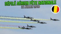 Défilé aérien fête nationale belge - Retour des avions et hélicos à Beauvechain (21 juillet 2016)