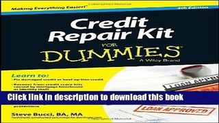 Read Books Credit Repair Kit For Dummies Ebook PDF