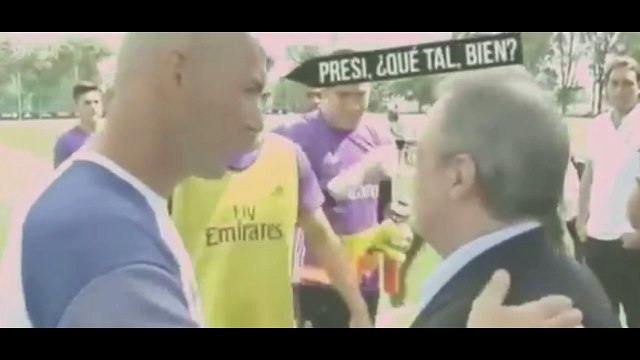 Florentino Perez Said To Zinedine Zidane We Fooled Them!