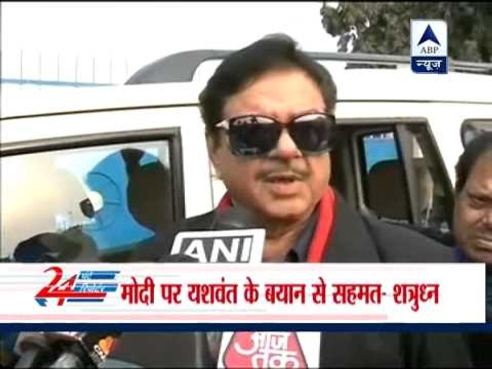 Shatrughan Sinha backs Narendra Modi as PM candidate