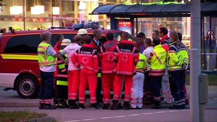 Munich manhunt: Nine dead as attack footage emerges