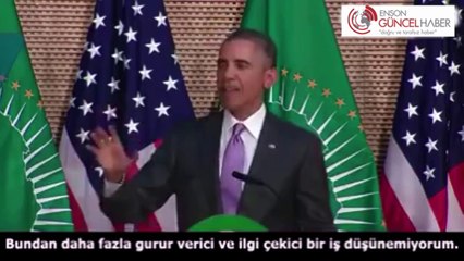 ABD Başkanı Dünyaya örnek olacak konuşması