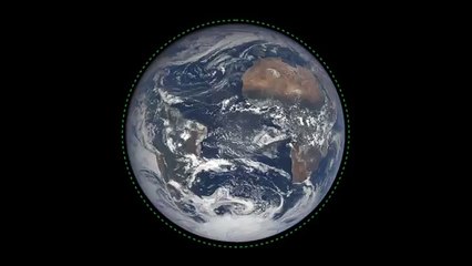 De esta manera es como se ve la evolución de todo un año de la Tierra