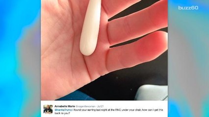 Internet Hero Returns Ivanka Trump's Lost Earring