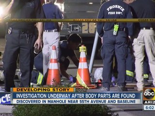 Phoenix water department crews find human remains in sewer