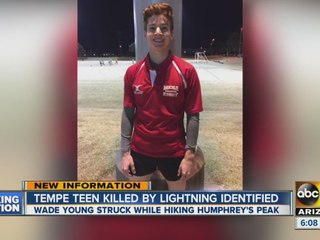 Tempe teen killed by lightning identified