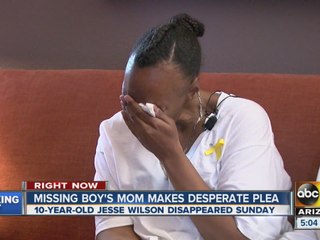 Mother makes plea as son remains missing for fourth day