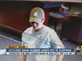 Accused Sun City bank robber identified