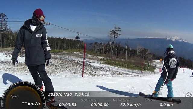 Mizuki Taguchi on Snow 20160430