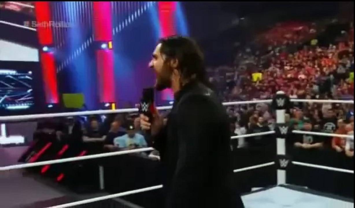 WWE RAW 5/23/16 Roman Reigns Confronts Seth Rollins - WWE Seth Rollins Returns to RAW 5/23/16
