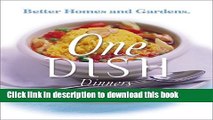[PDF]  Better Homes and Gardens One Dish Dinners  [Read] Full Ebook