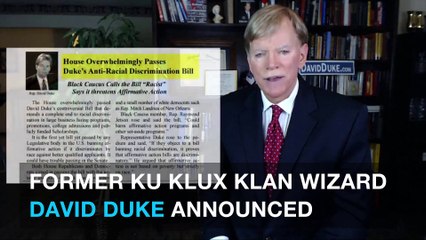 Ex-KKK leader David Duke set for U.S. Senate run