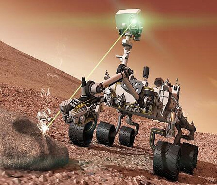 NASA Curiosity Laser