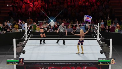 Sasha Banks - Beats Summer Rae in one minute!