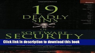 [Read PDF] 19 Deadly Sins of Software Security: Programming Flaws and How to Fix Them (Security