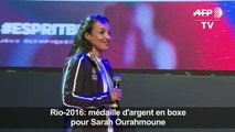 Rio-2016: l'argent en boxe pour Sarah Ourahmoune