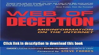 [Read PDF] Web of Deception: Misinformation on the Internet Ebook Online
