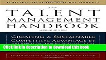 [PDF] The Talent Management Handbook: Creating a Sustainable Competitive Advantage by Selecting,