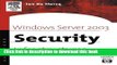[Read PDF] Windows Server 2003 Security Infrastructures: Core Security Features (HP Technologies)