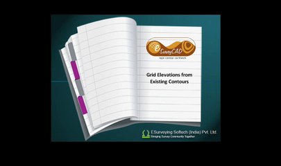 CONTOUR - Grid Elevations from Existing Contours