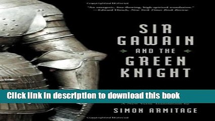[PDF] Sir Gawain and the Green Knight (A New Verse Translation) Full Online