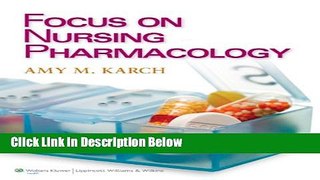 Ebook Focus on Nursing Pharmacology Free Online