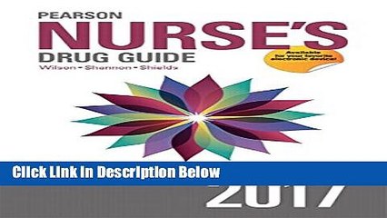 Ebook Pearson Nurse s Drug Guide 2017 Free Download