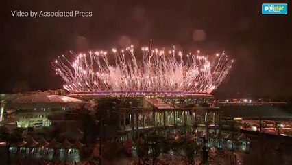 Olympics' closing fireworks show