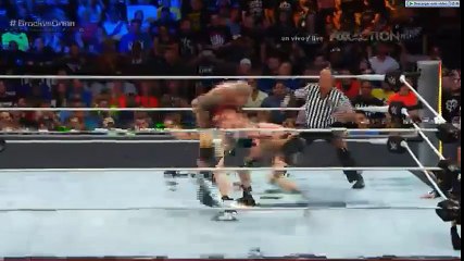 Brock lesnar vs Randy orton 2016 summerslam K.O