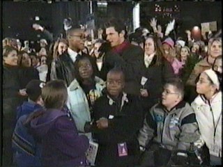 Nick Lachey at Rockefeller Center 2004