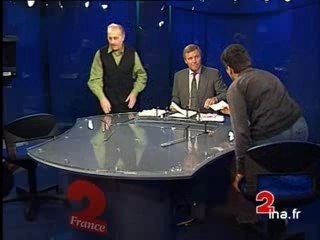 Michel Serrault et Nagui au 20H