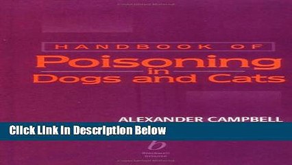 Download Handbook of Poisoning in Dogs and Cats Book Online